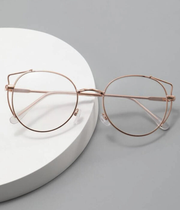 Cat Eye Round Frame Eyeglasses