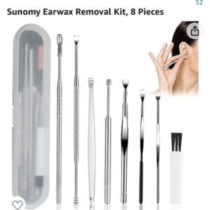 Sunomy Earwax Removal Kit, 8 Pieces