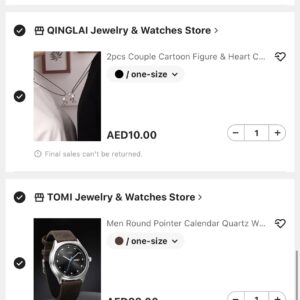 Shein new order 8 products