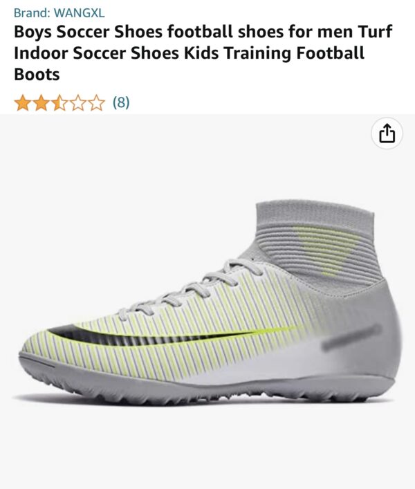 Boys Soccer Shoes football shoes for men Turf Indoor Soccer Shoes Kids Training Football Boots