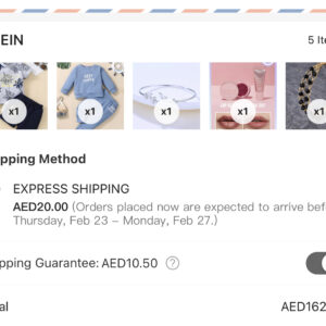 Shein new order 5 products