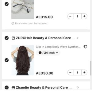 Shein new order 25 products