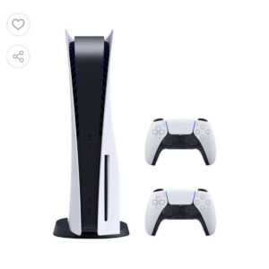 Play Station 5 Console (Disc Version) With Extra Wireless Controller - White