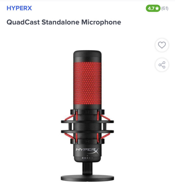 QuadCast Standalone Microphone