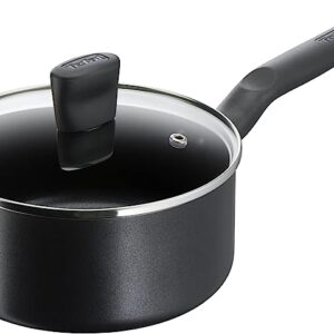 Tefal G6 Super Cook 18 cm Saucepan with Lid, Non stick, Black, Aluminium, B4592384