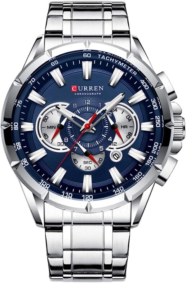 CURREN 8363 Watch for Male Men Quartz Man Wristwatch Watches with Stainless Steel Strap