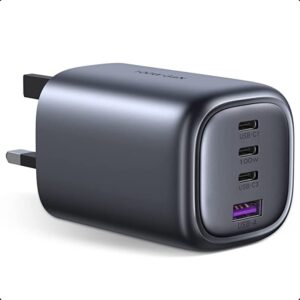 UGREEN PD100W 4-Ports GaN USB C Fast Charger Laptop Charging Plug Type C Power Adapter Compatible with HUAWEI P60