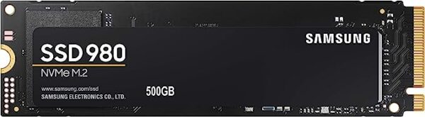 Samsung Electronics (Mz-V8V500B/Am) 980 Ssd 500Gb - M.2 Nvme Interface Internal Solid State Drive With V-Nand Technology