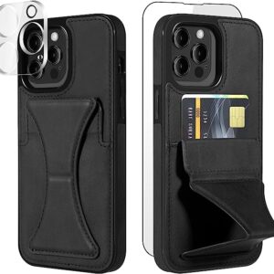 TYCKA Wallet Case for iPhone 14 Pro Max Case with Card Holder, Shockproof Case Cover