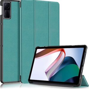 YIMICO Case for Xiaomi Redmi Pad 10.61 inch Released 2022, Tri fold Slim Lightweight Hard Shell Smart Protective Cover with Multi-Angle Stand (GREEN)