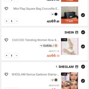 Shein New Order 6 Products