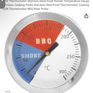 Grill Thermometer Stainless Steel Food Pointer Temperature