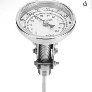 FBITE Meat Thermometer, Dual Scale Thermometer Meat