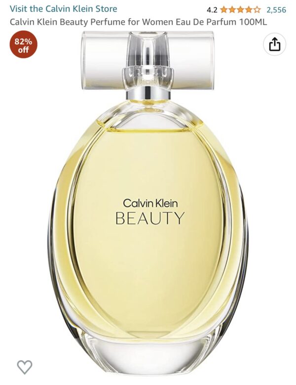 Calvin Klein Beauty Perfume for Women Eau De Parfum 100ML