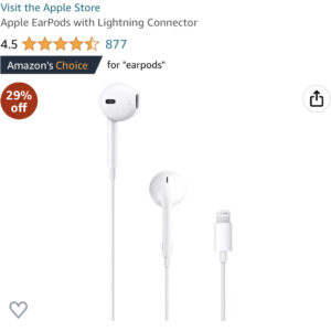Apple EarPods with Lightning Connector