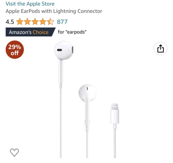 Apple EarPods with Lightning Connector