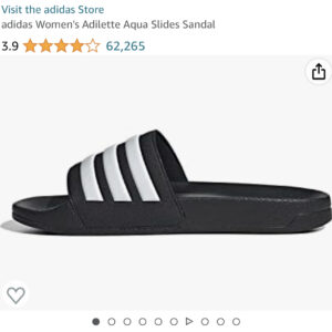 adidas Women's Adilette Aqua Slides Sandal