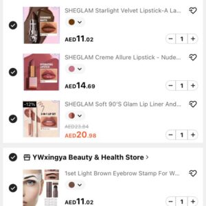 Shein New Order 6 Products