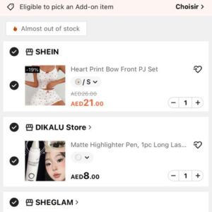 Shein New Order 18 Products