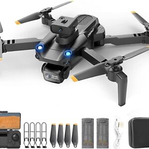Mini Drone with Camera - 8K HD Foldable Drone with Carrying Case, 2 Batteries