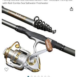 Fishing Rod and Reel Combos Carbon Fiber Telescopic Fishing Rod with Reel Combo Sea Saltwater Freshwater