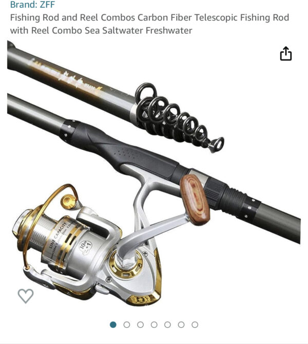 Fishing Rod and Reel Combos Carbon Fiber Telescopic Fishing Rod with Reel Combo Sea Saltwater Freshwater