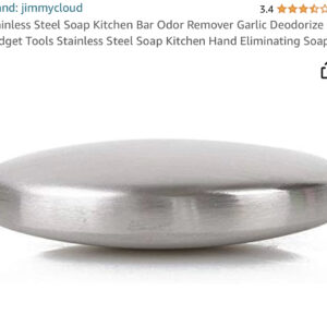 Stainless Steel Soap Kitchen Bar Odor Remover Garlic Deodorize
