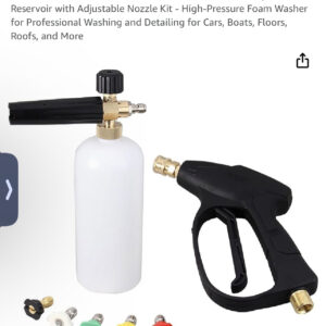 THE WHITH SHOPFoam Cannon, Lance, and Bottle - Large Reservoir