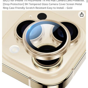 BAZO for iPhone 14 Pro/iPhone 14 Pro Max Camera Lens Protector