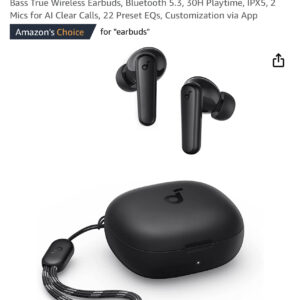 Anker Soundcore P20i Bluetooth Earphones, 10mm Drivers with Big Bass True Wireless Earbuds
