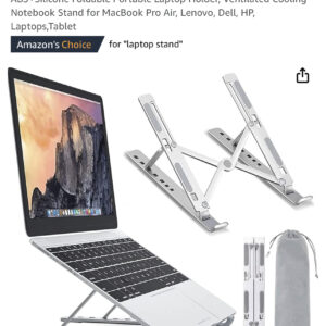 SKY-TOUCH Laptop Stand for Desk, Adjustable Laptop