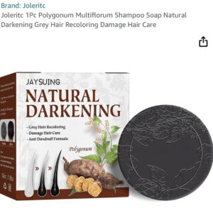 Joleritc 1Pc Polygonum Multiflorum Shampoo Soap Natural
