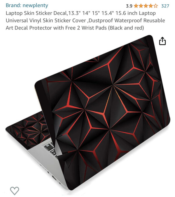 Laptop Skin Sticker Decal,13.3" 14" 15" 15.4" 15.6 inch Laptop