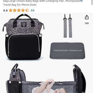 LIMOS Diaper Mummy Bag Backpack, Diaper Bag Tote, Bottle