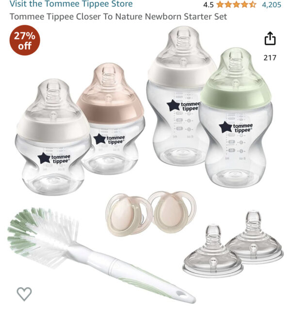 Tommee Tippee Closer To Nature Newborn Starter Set