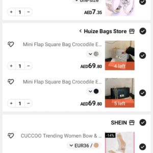 Shein New Order 4Products