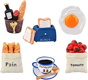Balacoo 6pcs Food Fridge Magnet Novelty Refrigerator Magnets