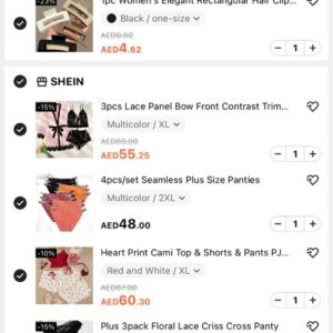 Shein New Order 15 Products