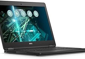 DELL Latitude 5470 Business Laptop, Core i7-6820HQ CPU, 8GB DDR4 RAM, 256GB SSD 2.5 HDD, 14 inch Display, Windows 10 Pro (Renewed)