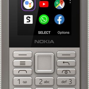 Nokia 800 Tough Feature Phone, Dual SIM, 512 MB RAM, 4G LTE, Sand