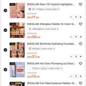 Shein New Order 11 Products