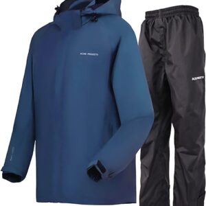 Acme Projects Rain Suit (Jacket + Trousers) 100% Waterproof Breathable Taped Seams 10,000mm/3000g YKK Zipper