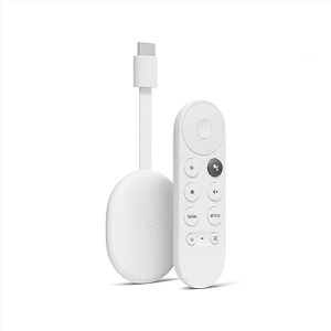 Google Chromecast with Google TV 4К Media Streamer with Google Assistant - Snow