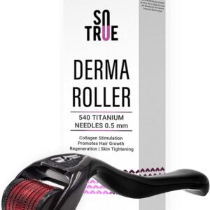 SOTRUE Derma Roller For Hair Growth 0.5 mm with 540 Titanium Needles
