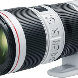 Canon EF 70-200mm f/4L IS II USM Lens for Canon Digital SLR Cameras, White