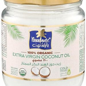 Parachute 100% Organic Extra Virgin Coconut Oil - 200ml