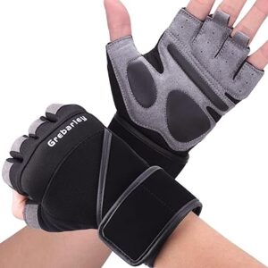 Grebarley Fitness Gloves, Training Gloves for Men and Women - Fitness Gloves for Strength Training, Bodybuilding, Weight Sports and Crossfit Training