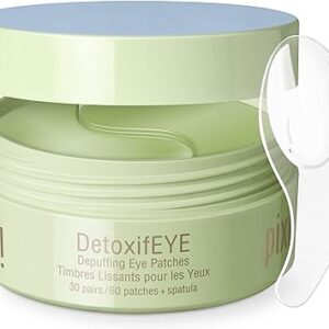 Pixi Beauty, Skintreats, DetoxifEye, Depuffing Eye Patches, 30 Pairs + Spatula