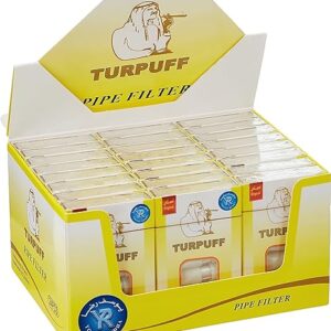 Yousef Redha Turpuff Limited Edition Dokha Smoking Pipe Filter, 24 X 7 Pack