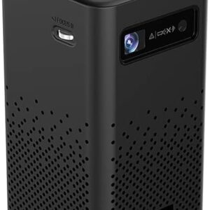 SWITCH Smart Mini Portable Projector, 200 ANSI Lumens, 4K Video Support, Up To 200" Projection, In-built Android, Netflix, YouTube & Other Apps, Built-in Speaker